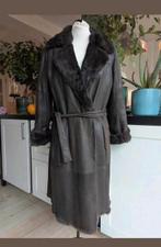 Lammy Coat lamsbont classy donker bruin maat 38, Verzenden, Zo goed als nieuw, Maat 38/40 (M), Bruin