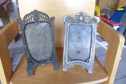 2 x 19 e eeuwse fraaie  fotolijstjes, Antiek en Kunst, Curiosa en Brocante, Ophalen