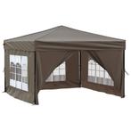 Partytent inklapbaar met zijwanden 3x3 m, Partytent, Nieuw, 2 meter of meer, Minder dan 5 meter