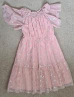 Kinderkleding maat 128 en 134 jurken, badjas en trui, Ophalen of Verzenden, Zo goed als nieuw, Meisje, Jurk of Rok