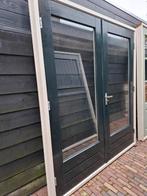 Openslaande tuindeuren dubbel glas deuren terrasdeuren pui, Doe-het-zelf en Verbouw, Kozijnen en Schuifpuien, Ophalen, Deurkozijn