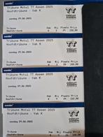 4 hoofdtribune kaarten MotoGP TT Assen zondag 29 juni €150ps, Drie personen of meer