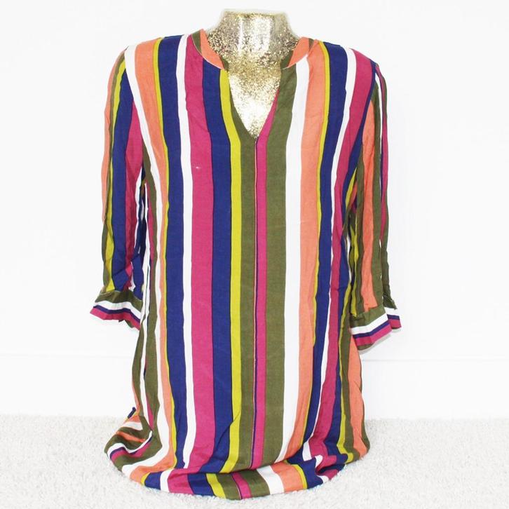 Prachtig Solar Jurkje (Maat 42)* - 86 € 45,-, Kleding | Dames, Jurken, Zo goed als nieuw, Maat 42/44 (L), Overige kleuren, Boven de knie