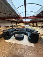 Design leren hoekbank Rolf Benz U bank leer bankstel ZGAN, 2871SK, Mariansoliak8@gmail.com, Ophalen of Verzenden, Zo goed als nieuw