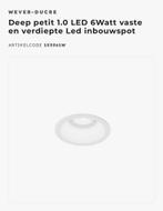 3x Wever&Ducré Deep Petit 1.0 Inbouwspot LED - Nieuw!, Led-lamp, Minder dan 30 watt, Tijdloos, modern, Nieuw