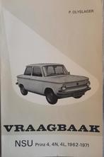 Vraagbaak NSU PRINZ 4 / 4L/ 4N 1962-1971, Ophalen of Verzenden