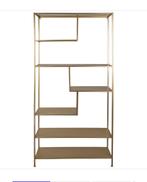 Goudkleurige Clayre & Eef wandkast, Ophalen, Met plank(en), Zo goed als nieuw, Minder dan 150 cm