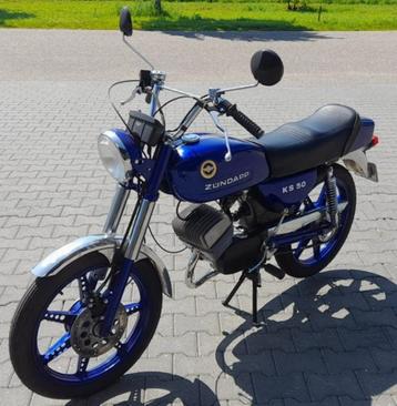 Zundapp Brommer KS50 blauw 70 cc type 529