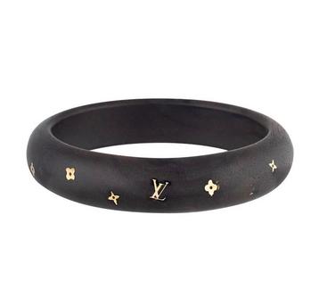 Armband en ring van Louis Vuitton, hout beschikbaar voor biedingen
