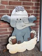 Geboortebord Olifant te huur, Ophalen, Gebruikt, Geboortebord