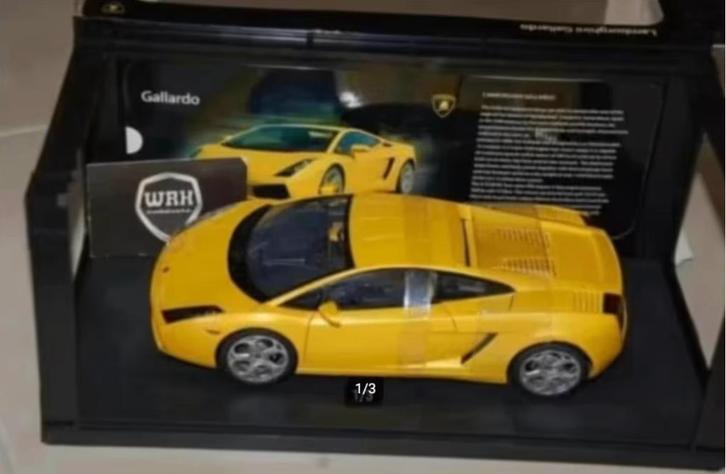 1:18 LAMBORGHINI GALLARDO 2003 giallo Autoart 74571 WRH, Hobby en Vrije tijd, Modelauto's | 1:18, Zo goed als nieuw, Auto, Autoart