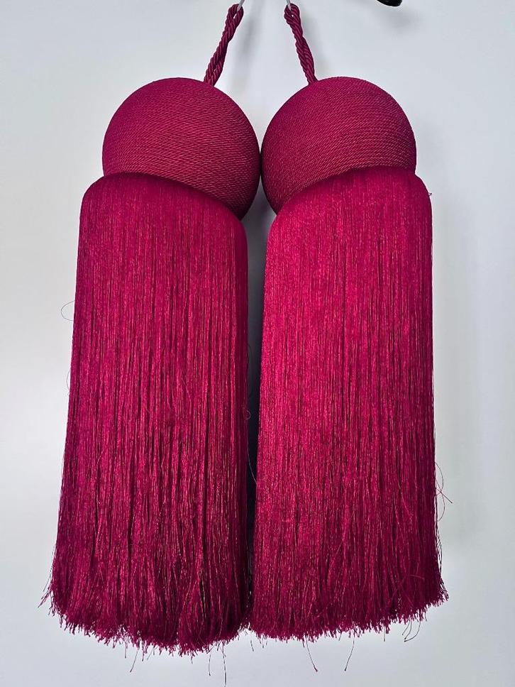 Rood Embrasse Gordijnkwasten voor het decoreren van gordijn, Huis en Inrichting, Stoffering | Gordijnen en Lamellen, Zo goed als nieuw