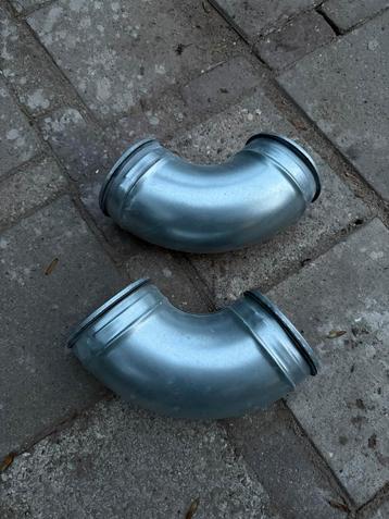 2x Spirobuis bocht 125 90 graden beschikbaar voor biedingen