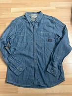 Blauw overhemd Angelo Litrico - Maat L, Kleding | Heren, Overhemden, Ophalen of Verzenden, Zo goed als nieuw, Blauw, Halswijdte 41/42 (L)