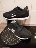 Sneakers Skechers 39 zwart leer/textiel 1week gedragen ZGAN, Skechers, Zwart, Nieuw, Ophalen of Verzenden