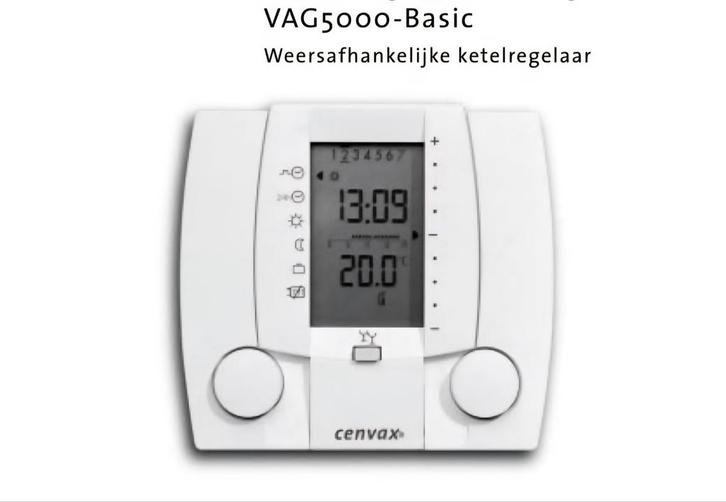 Itho Daalderop VAG5000 weersafhankelijke regeling, Doe-het-zelf en Verbouw, Thermostaten, Gebruikt, Slimme thermostaat, Ophalen of Verzenden