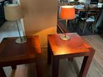 2 bijzettafels+sidetable (in Utrecht), Huis en Inrichting, Ophalen, Gebruikt, Klassiek, Vierkant