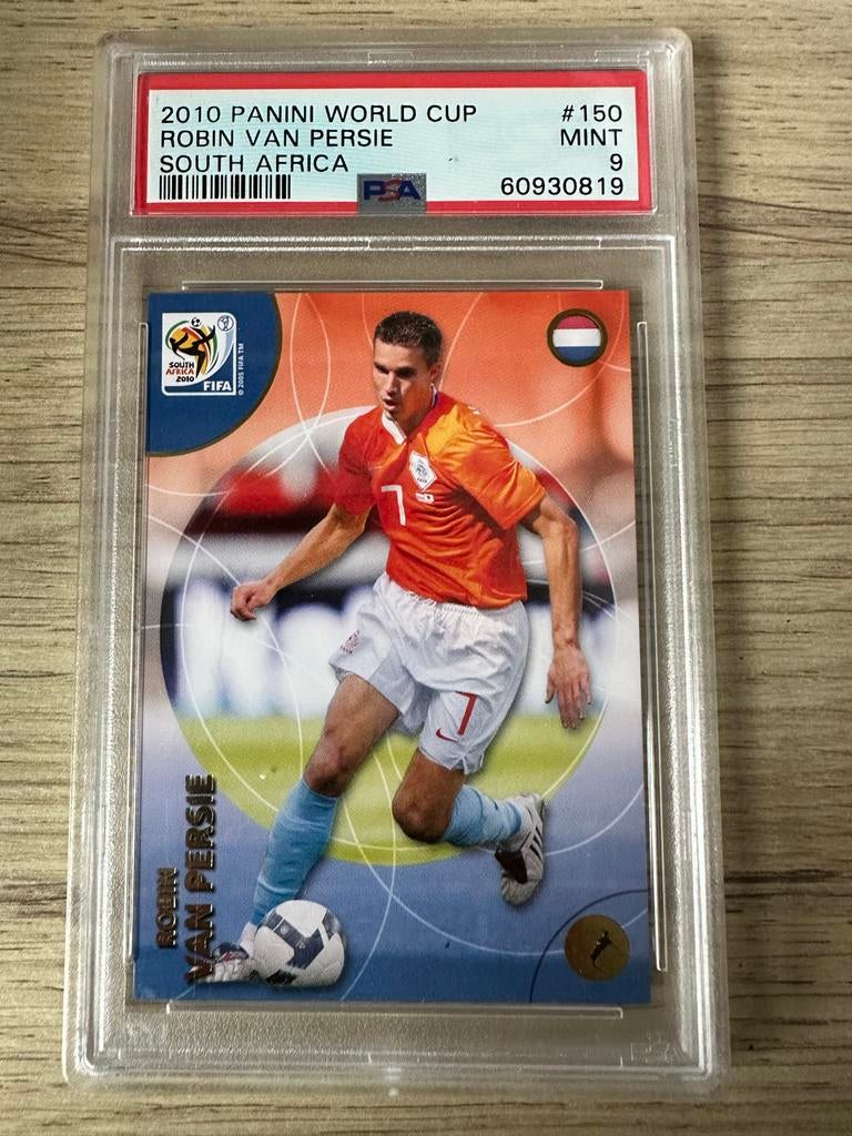 Robin van Persie Panini World Cup 2010 PSA 9, Verzamelen, Ophalen of Verzenden, Zo goed als nieuw, Feyenoord, Spelerskaart
