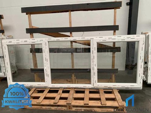 KUNSTSTOF DK-V-DK KOZIJN 300x110 INTREK DIRECT LEVERBAAR, Doe-het-zelf en Verbouw, Kozijnen en Schuifpuien, Nieuw, Dakkapel, Kunststof