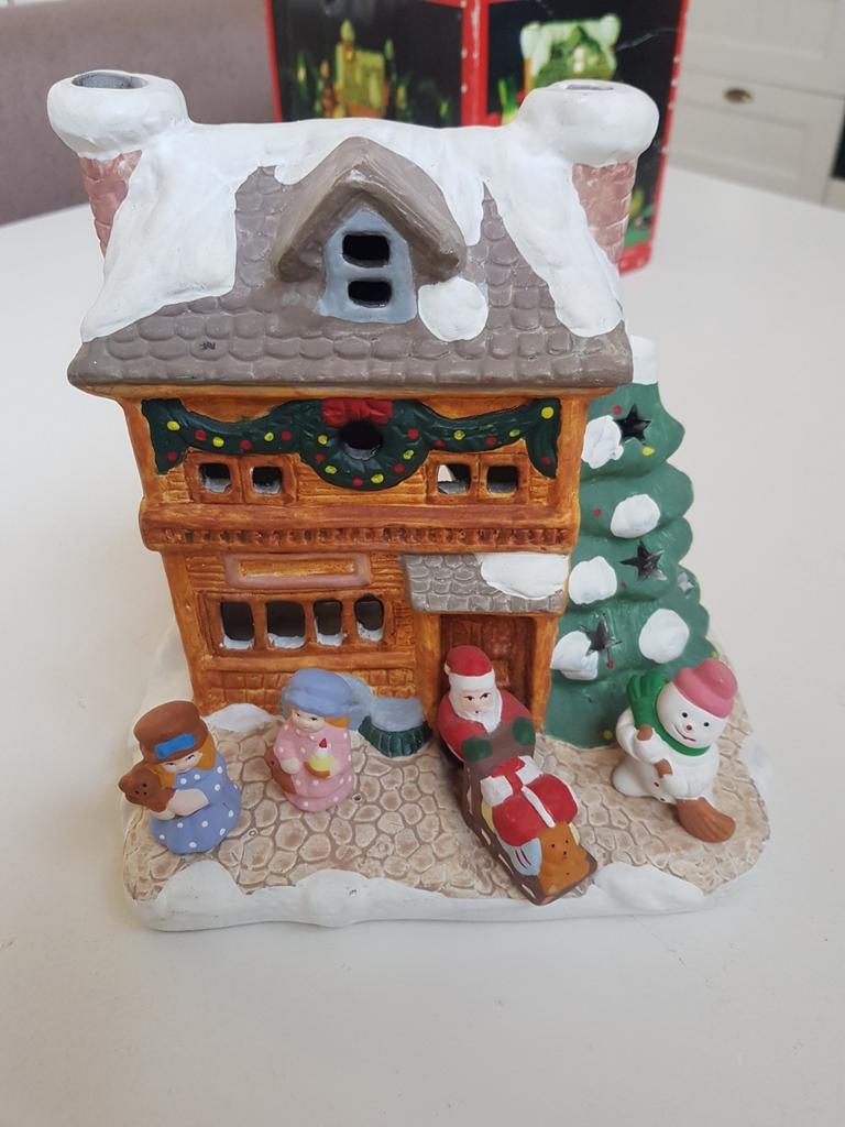 Vintage kersthuis, Diversen, Kerst, Ophalen, Zo goed als nieuw