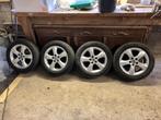 lichtmetalen velgen met winterbanden, Auto-onderdelen, Banden en Velgen, Ophalen, Gebruikt, 15 inch, Banden en Velgen