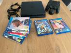 PlayStation 4 Slim met games en controller, Ophalen of Verzenden, Met 1 controller, Slim, 500 GB