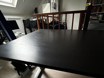 Bureau Ikea Galant antrhaciet 160x80cm, t-poten - afbeelding 3