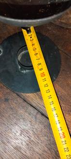 Gietijzeren kandelaar geurbrander geur brander oliebrander, ., Zwart, Ophalen of Verzenden, Zo goed als nieuw