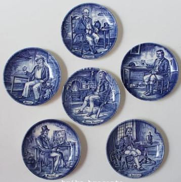 Compl. Set Schoteltjes- petit four bordjes/onderzetter nr.8  beschikbaar voor biedingen