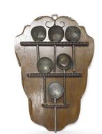 lepelrek met 6 17e eeuwse tinnen lepels., Antiek en Kunst, Antiek | Tin, Ophalen of Verzenden