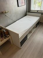 Eénpersoons kinderbed met uitvalbescherming, Ophalen, 90 cm, Eenpersoons, Zo goed als nieuw