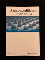 B.E. Hertstein - Aansprakelijkheid in de bouw, Boeken, Verzenden, Gelezen, B.E. Hertstein