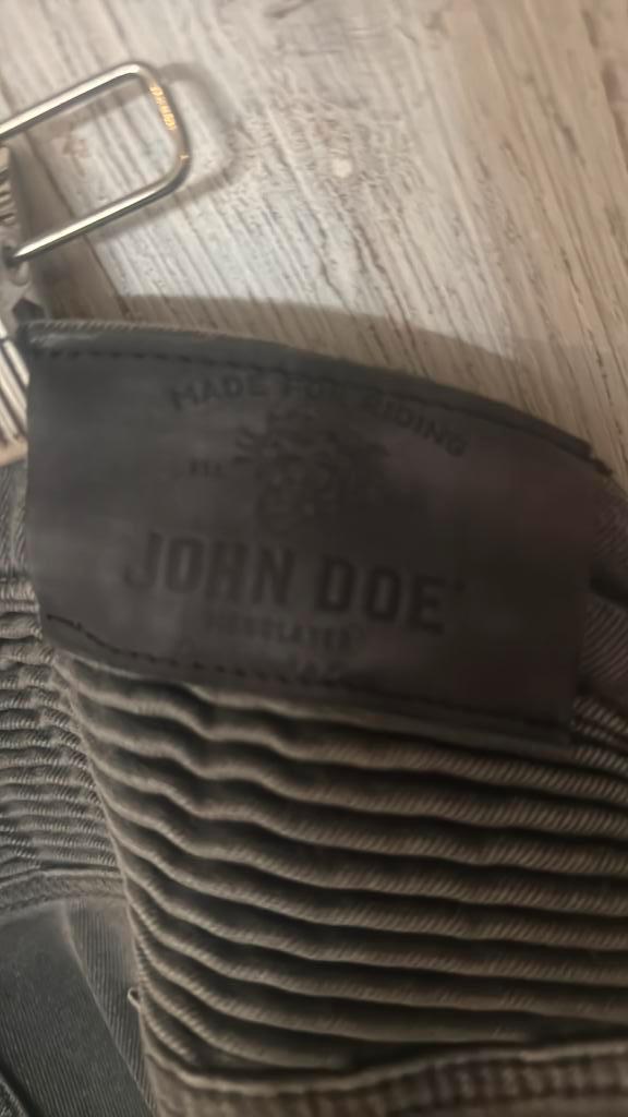John Doe motorjeans maat 34 / 32 heup- en knie protectoren, Motoren, Kleding | Motorkleding, Broek | textiel, Tweedehands, Ophalen of Verzenden