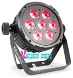 LED Flat Par 7x6W 4-1 RGBW DMX IRC, LED licht effect BT270, Muziek en Instrumenten, Licht en Laser, Kleur, Nieuw, Info@marbeco.nl