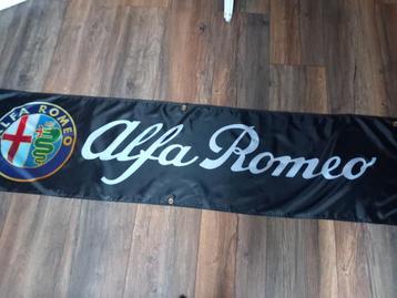 ALFA BANNER 45 X180 MET BEVESTIGGINGS OGEN beschikbaar voor biedingen