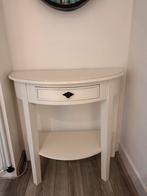 Leuk bijzettafeltje, Huis en Inrichting, Tafels | Sidetables, Ophalen, Gebruikt, Rond, Minder dan 50 cm