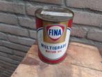 Fina vintage olieblik. Ongeopend. Oldtimer., Verzamelen, Merken en Reclamevoorwerpen, Ophalen of Verzenden, Gebruikt