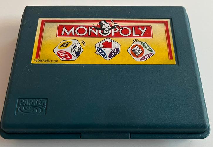 Monopoly Dobbelspel ZGAN COMPLEET, Hobby en Vrije tijd, Gezelschapsspellen | Bordspellen, Zo goed als nieuw, Een of twee spelers