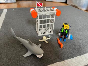 Playmobil duikers kooi met Haai beschikbaar voor biedingen