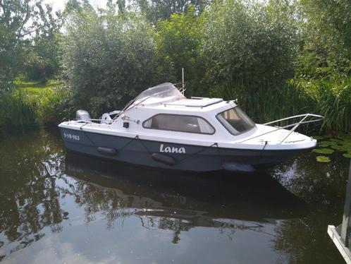 Shetland 536 - for Family + Honda 50 pk 4 takt!, Watersport en Boten, Motorboten en Motorjachten, Gebruikt, Polyester, Tot 6 meter