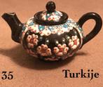 Turks Mini Theepotje - Handbeschilderd Keramiek, Ophalen of Verzenden