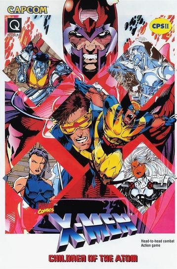 X-men Capcom Children of the Atom Arcade Poster beschikbaar voor biedingen