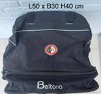 Sporttas, dubbele bodem, zwart, Beltona, L30 x B30 x H45 cm, Ophalen of Verzenden, Zo goed als nieuw, Zwart