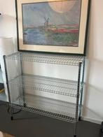 Omar Stellingskastje - Chroom, Huis en Inrichting, Kasten | Stellingkasten, Ophalen, Gebruikt