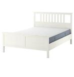 Hemnes 2-persoons bed (160x200) met matras, Ophalen, Gebruikt, Wit, Tweepersoons