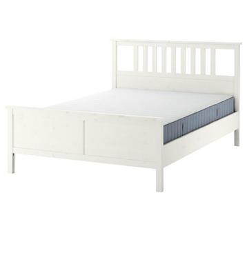 Hemnes 2-persoons bed (160x200) met matras beschikbaar voor biedingen