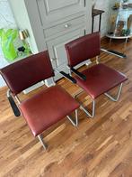 Eetkamerstoelen Jess Design, Huis en Inrichting, Stoelen, Ophalen, Gebruikt, Twee, Metaal