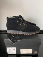 Tommy Hilfiger dames veterschoenen navy leer shearling 38, Ophalen, Blauw, Tommy Hilfiger, Sneakers of Gympen