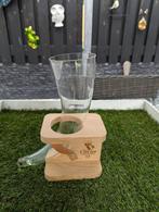 Bierglas met steun La Corne, Verzamelen, Glas en Borrelglaasjes, Ophalen of Verzenden, Nieuw, Bierglas