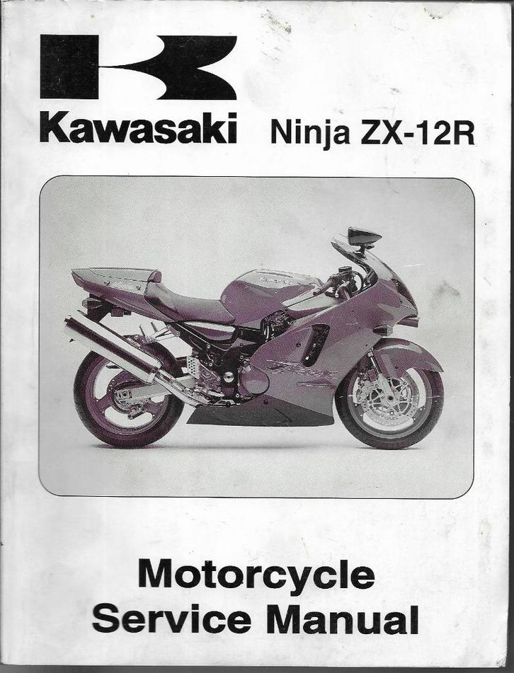 Kawasaki ZX12 R Ninja Service Manual (7340z), Motoren, Handleidingen en Instructieboekjes, Kawasaki, Verzenden